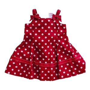 Red Polka Dot Dress with Bows